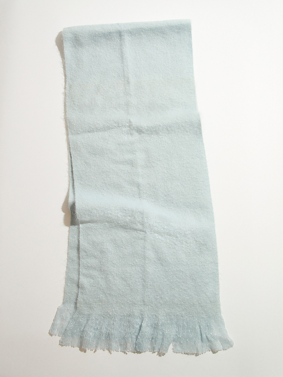 Blue Frost Boucle Scarf