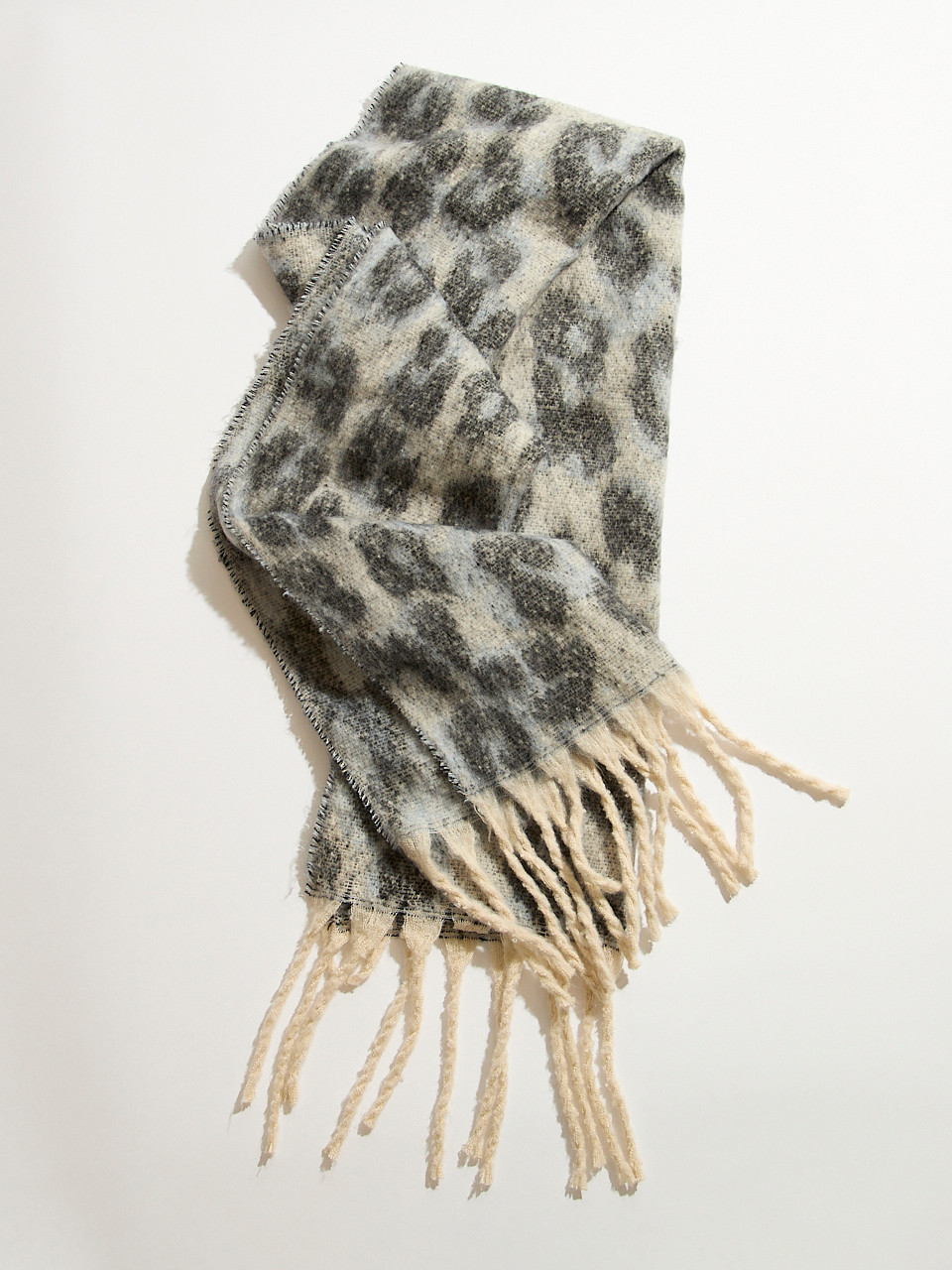 Blue Frost Plush Animal Scarf