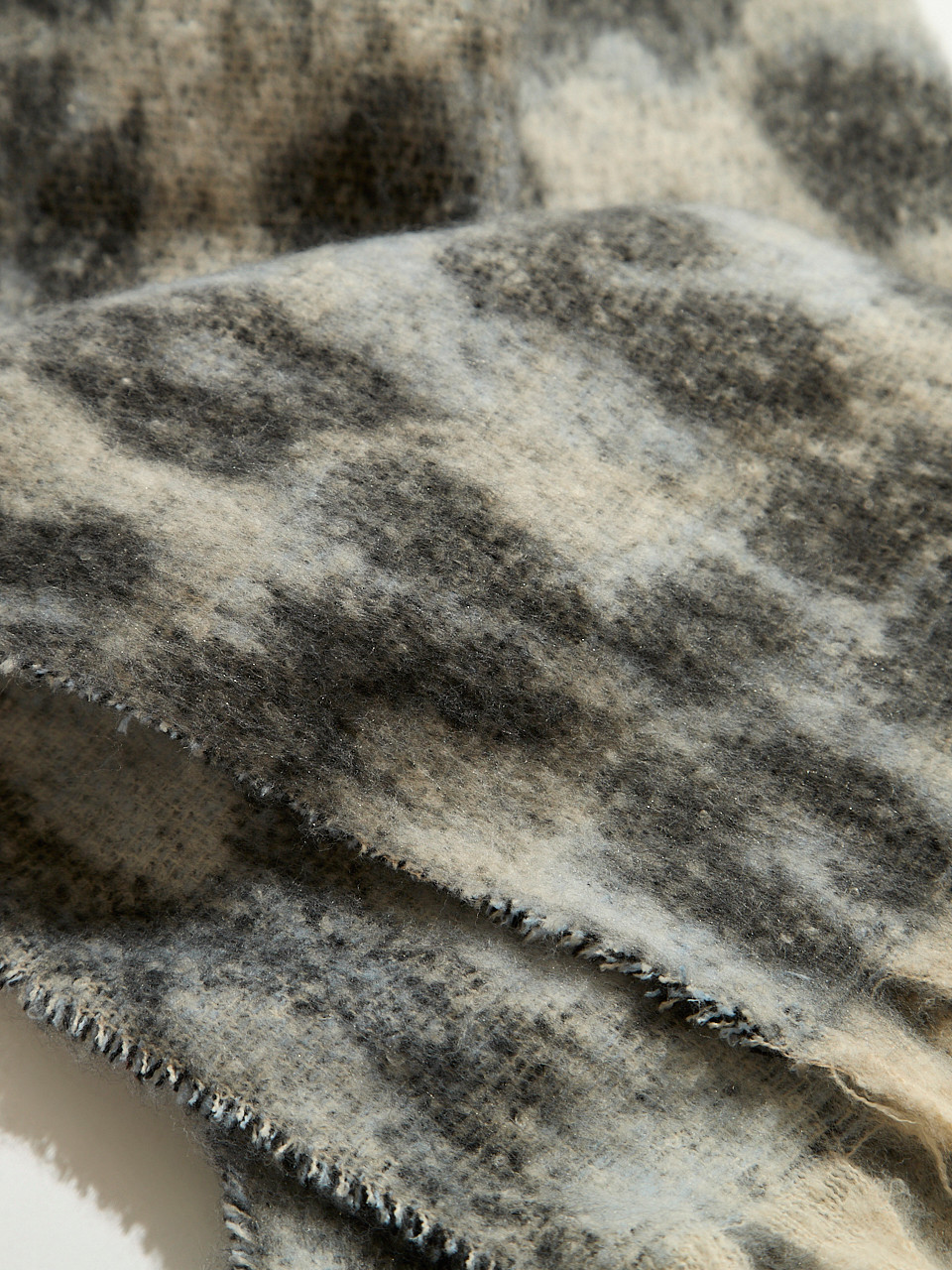 Blue Frost Plush Animal Scarf