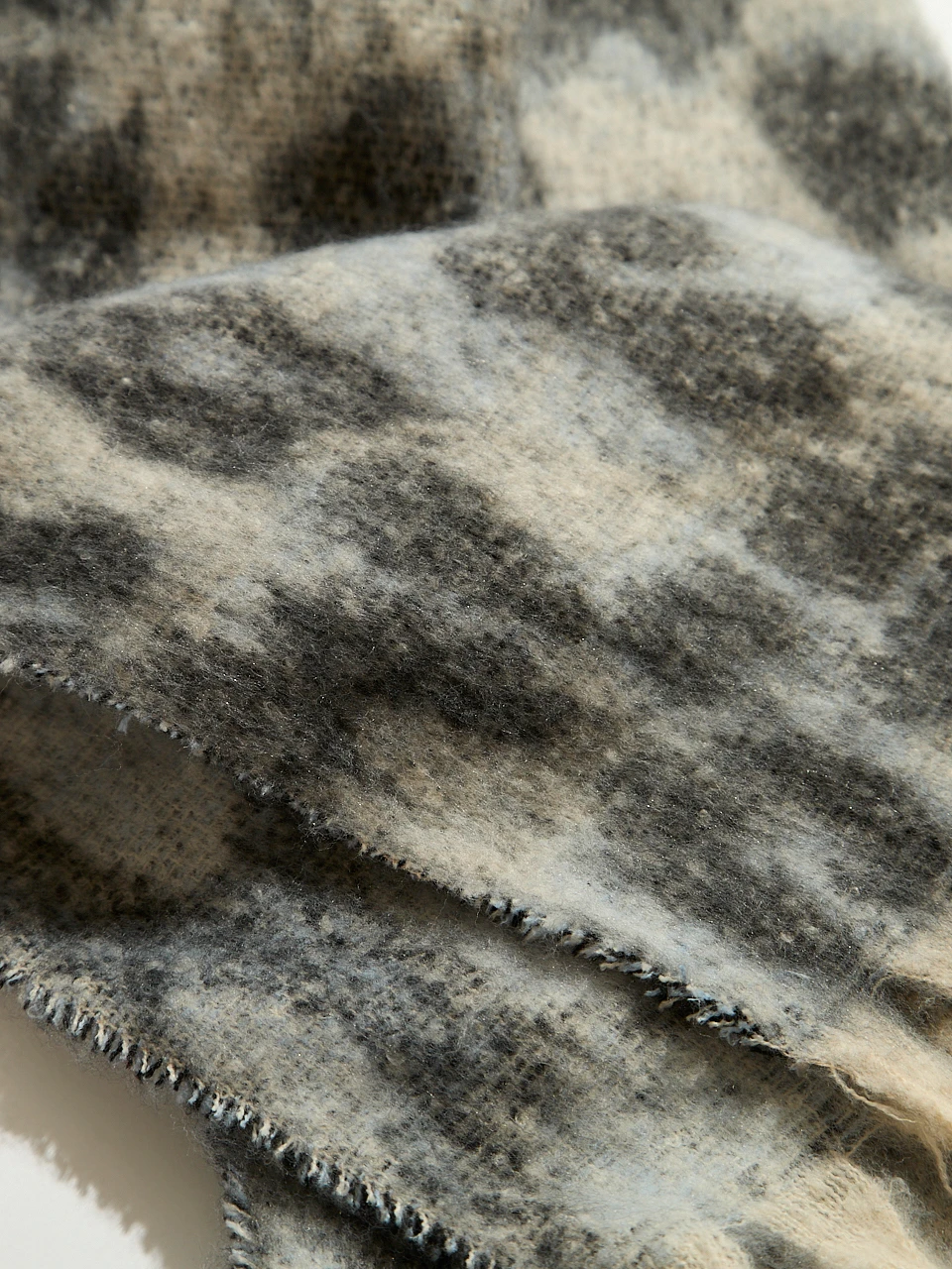 Blue Frost Plush Animal Scarf