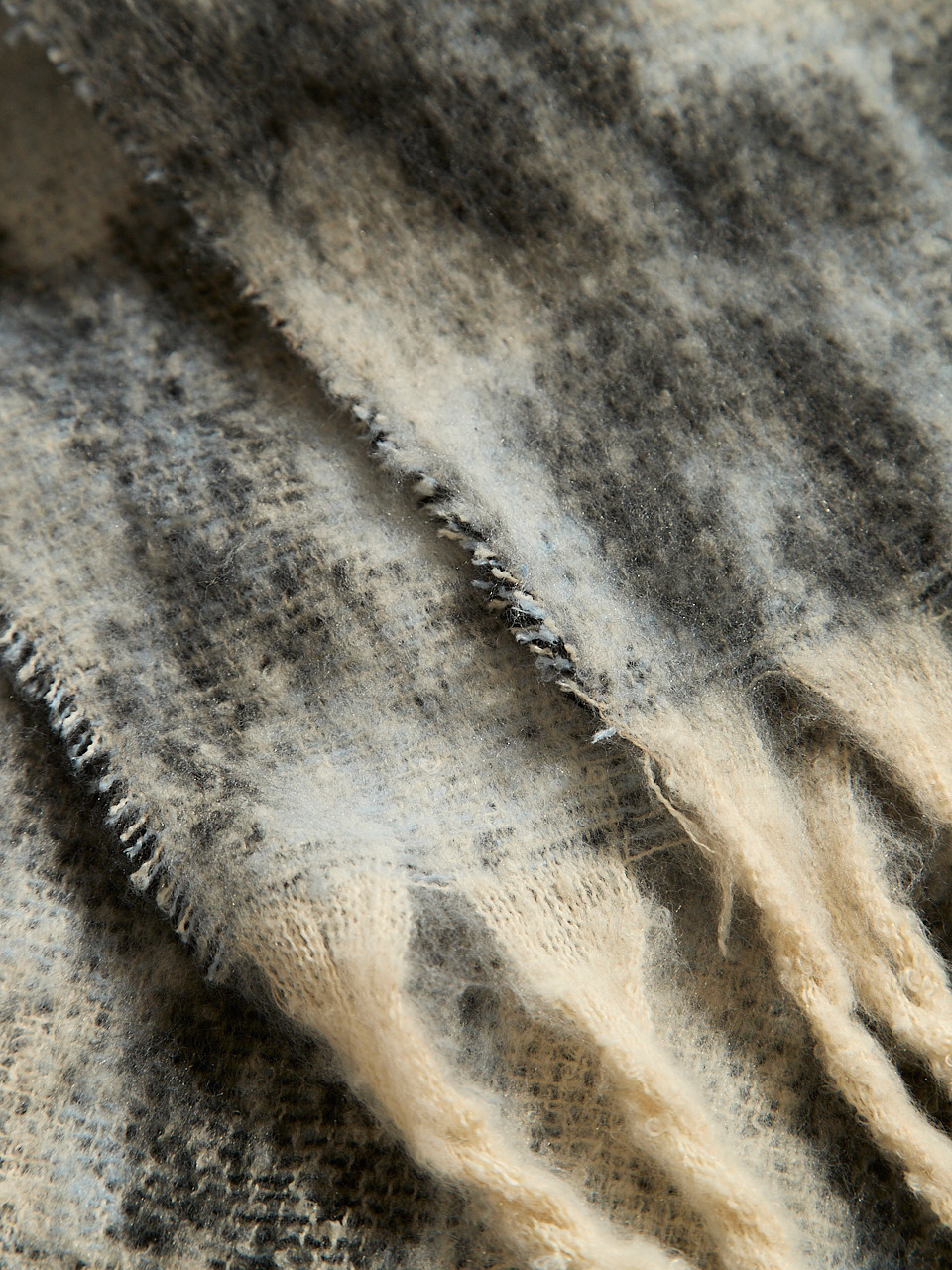 Blue Frost Plush Animal Scarf