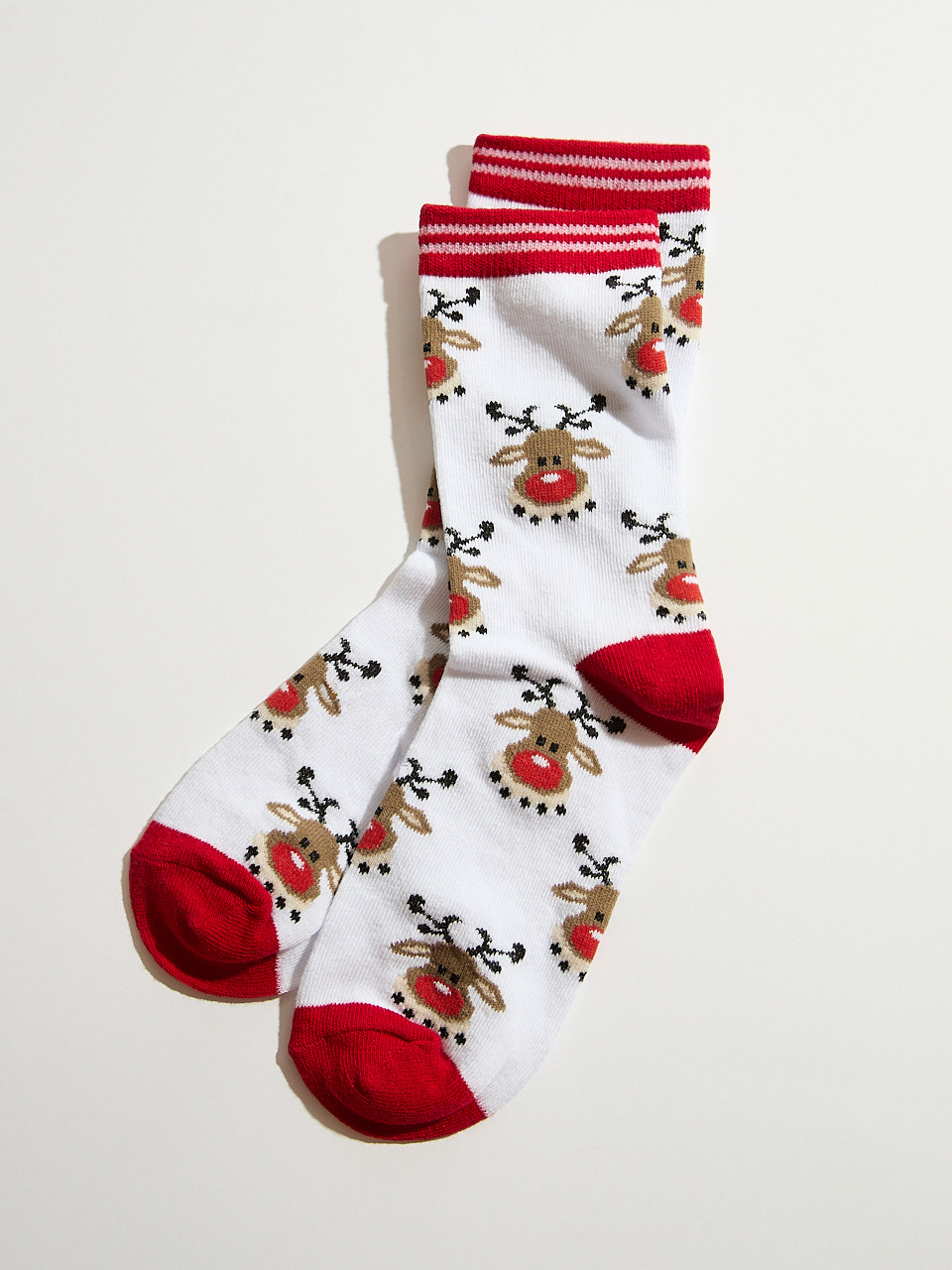 Cute Rudolph Crew Socks