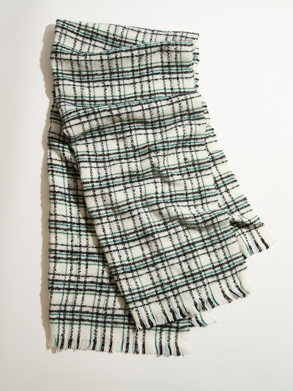 Emerald Plaid Scarf