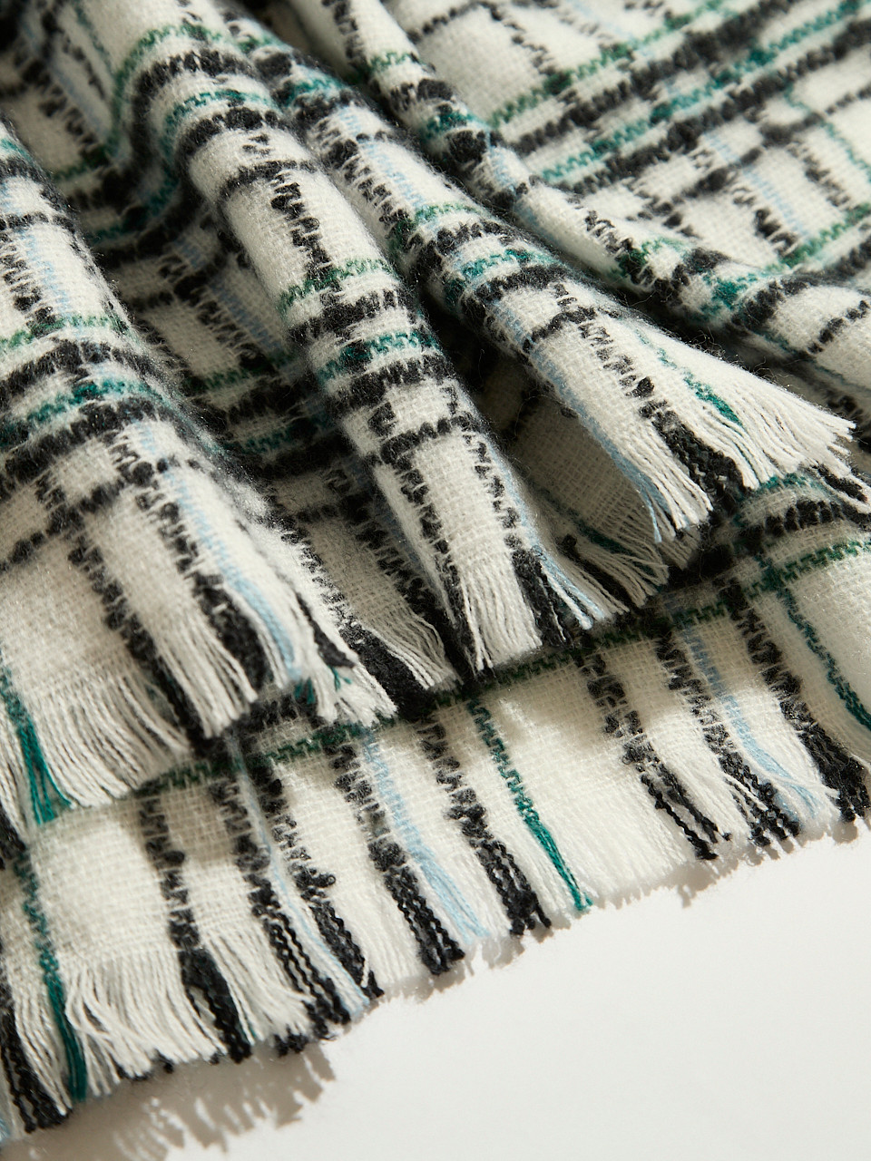 Emerald Plaid Scarf