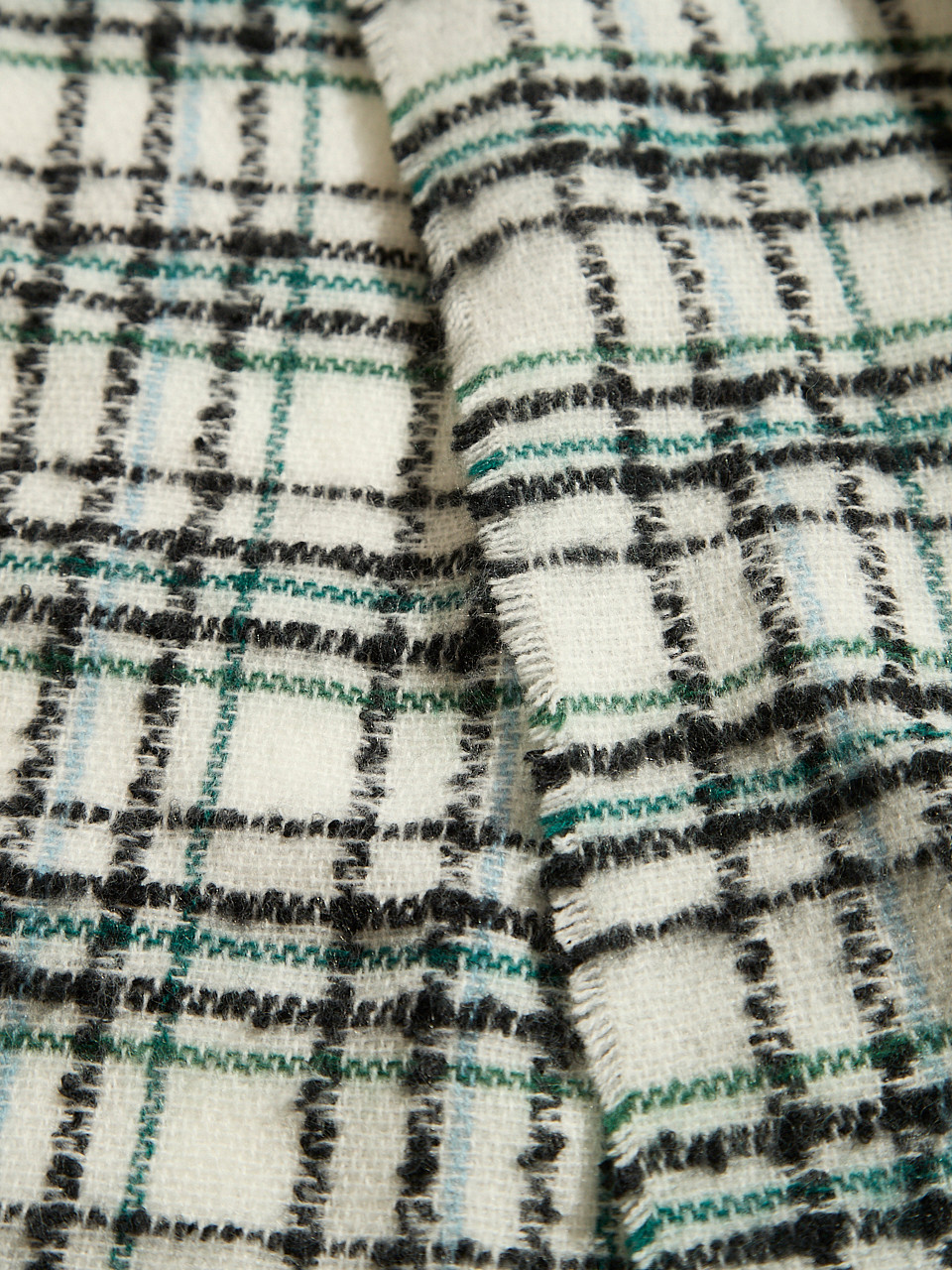 Emerald Plaid Scarf
