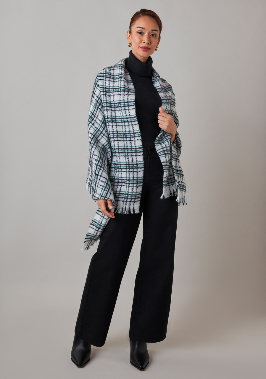 Emerald Plaid Scarf