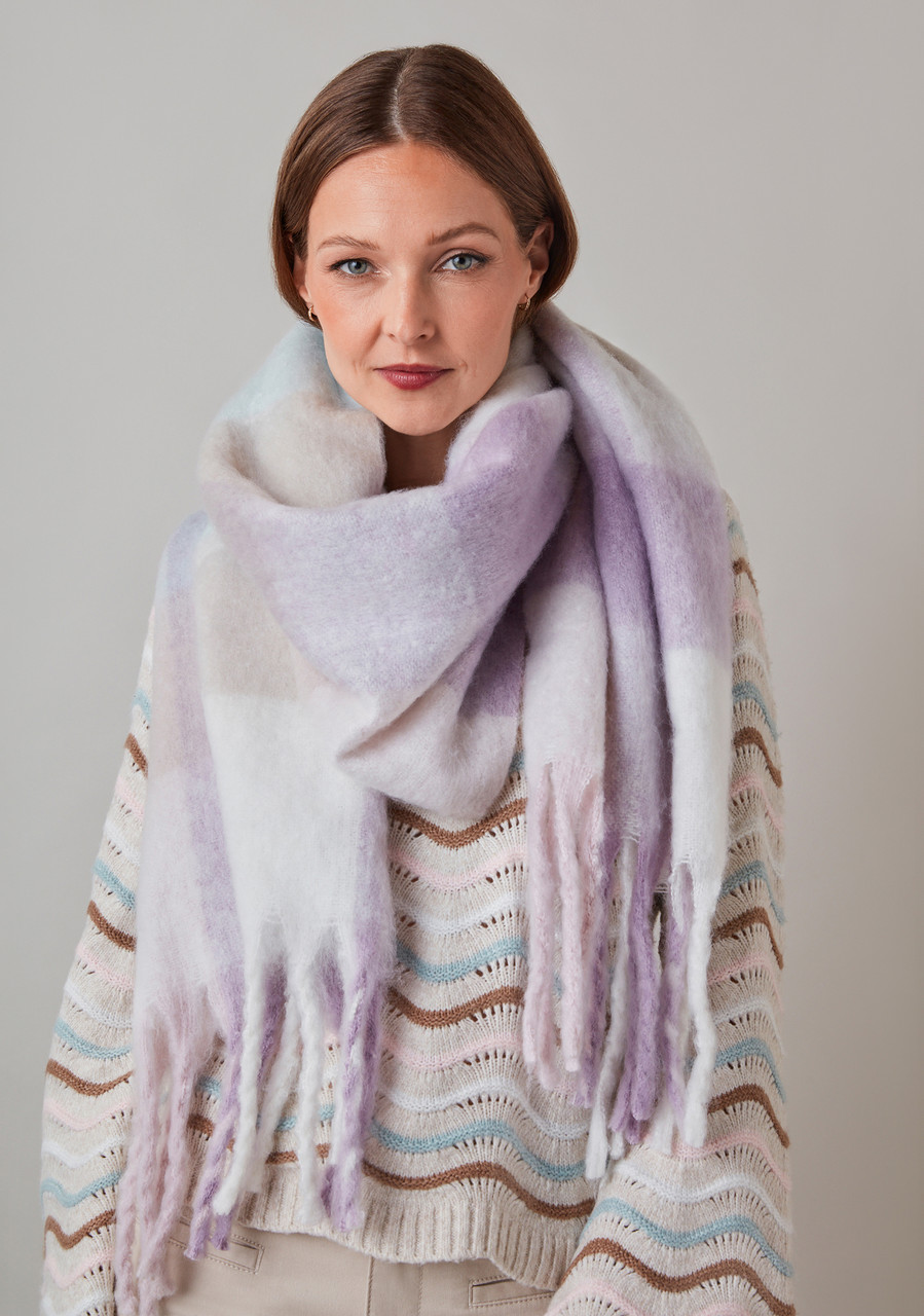 Pastel Plaid Scarf
