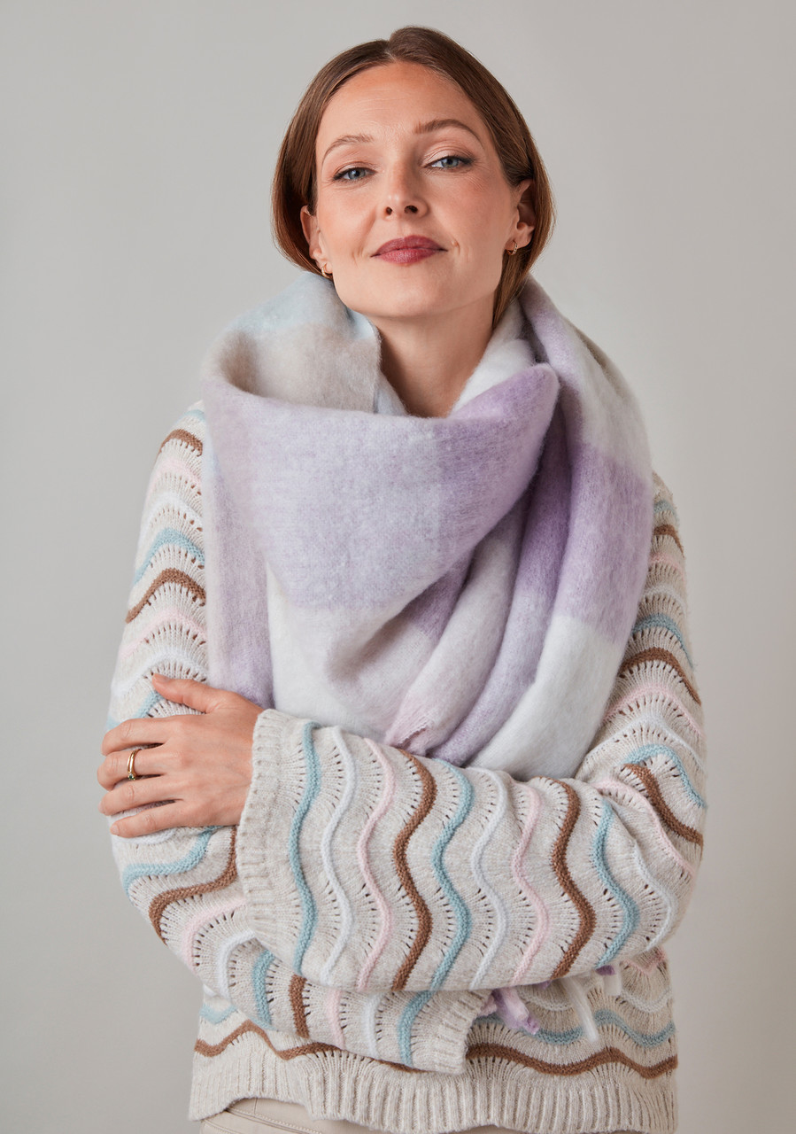 Pastel Plaid Scarf