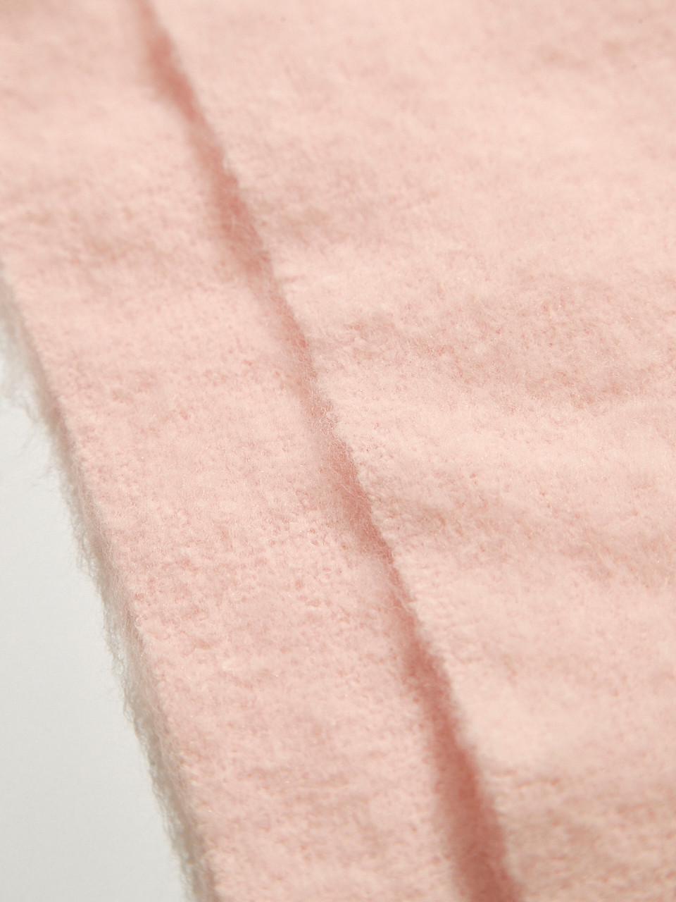 Pink Frost Boucle Scarf