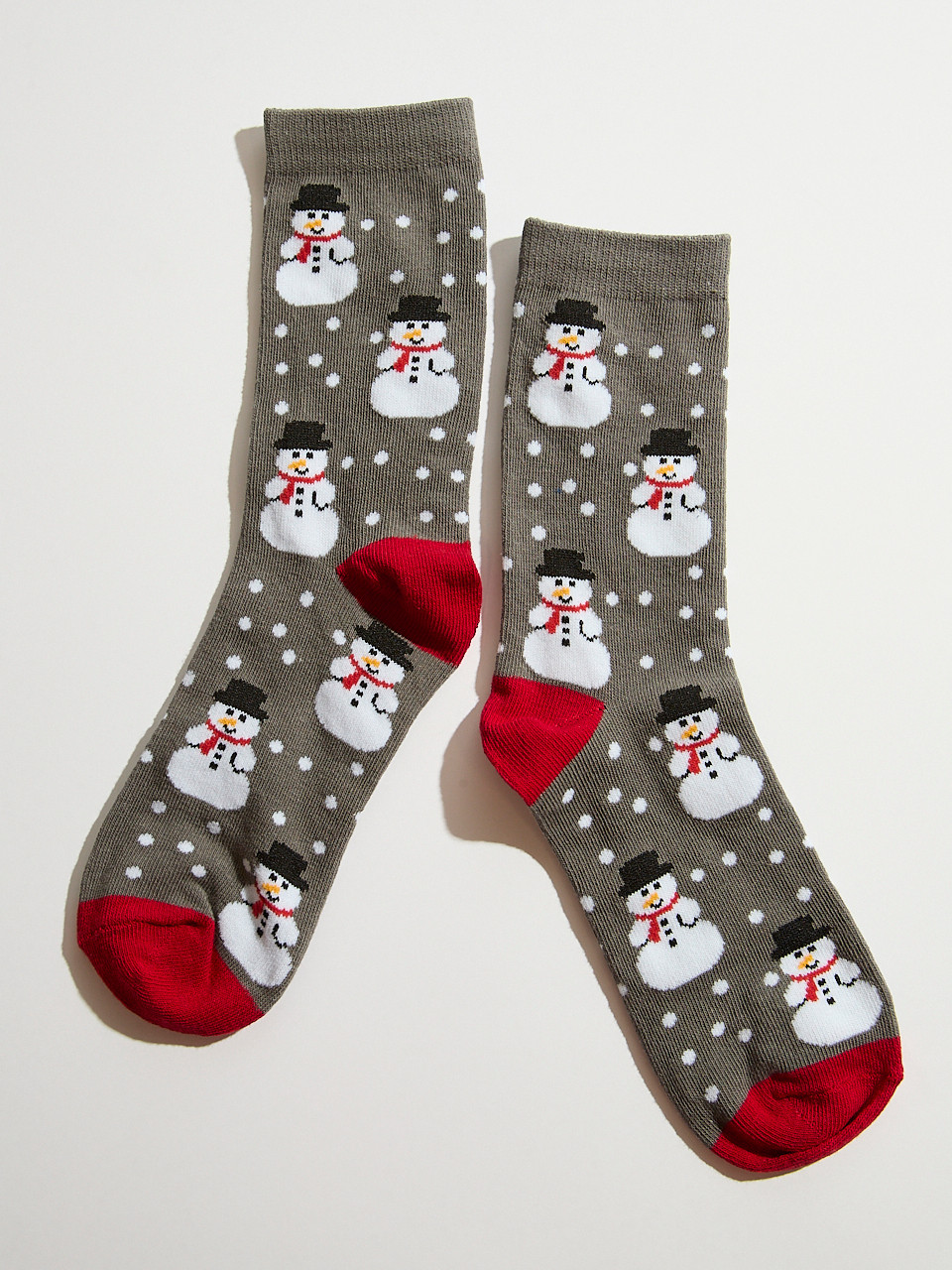 Snowman Crew Socks