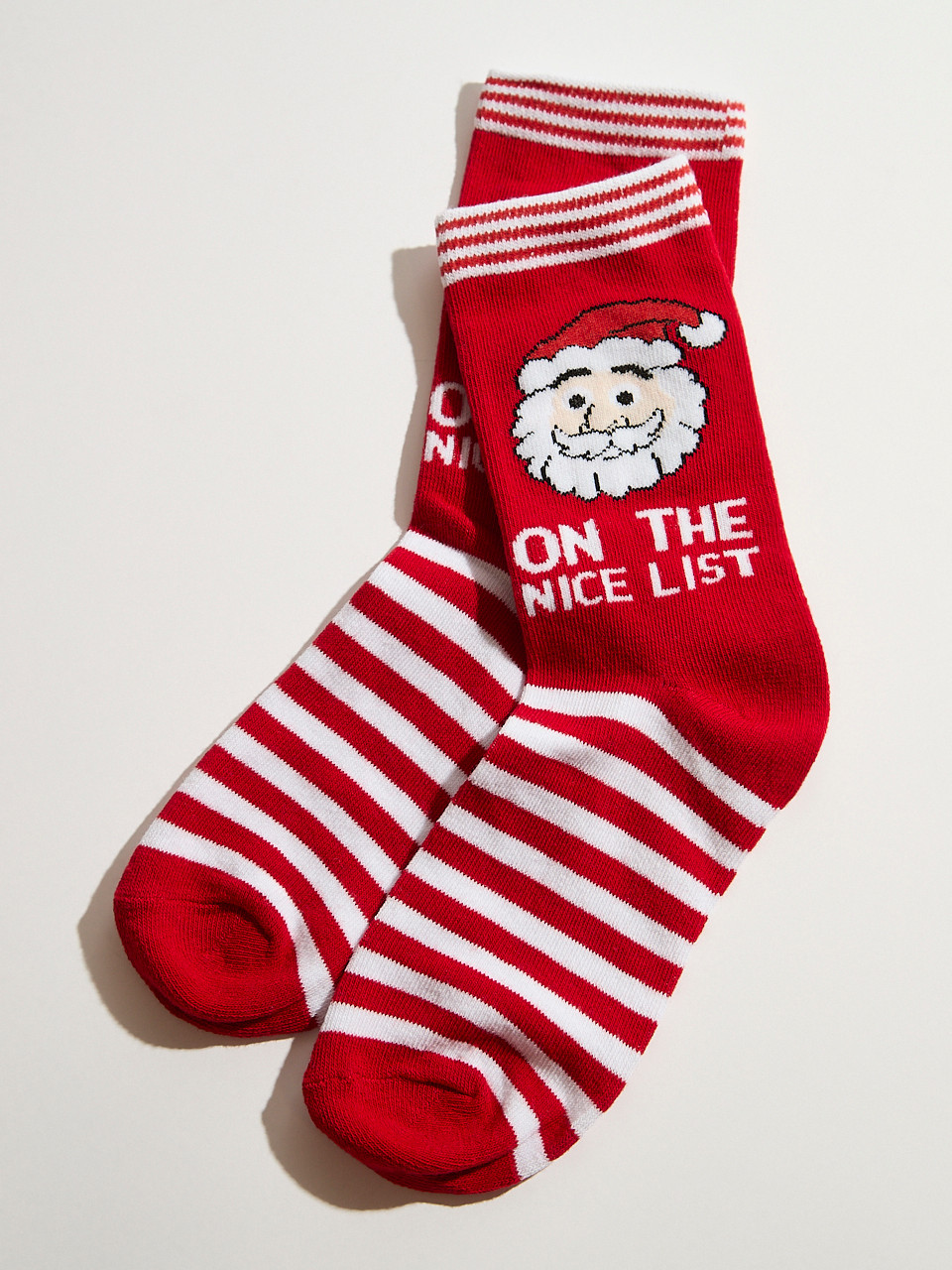 The Nice List Pattern Crew Socks