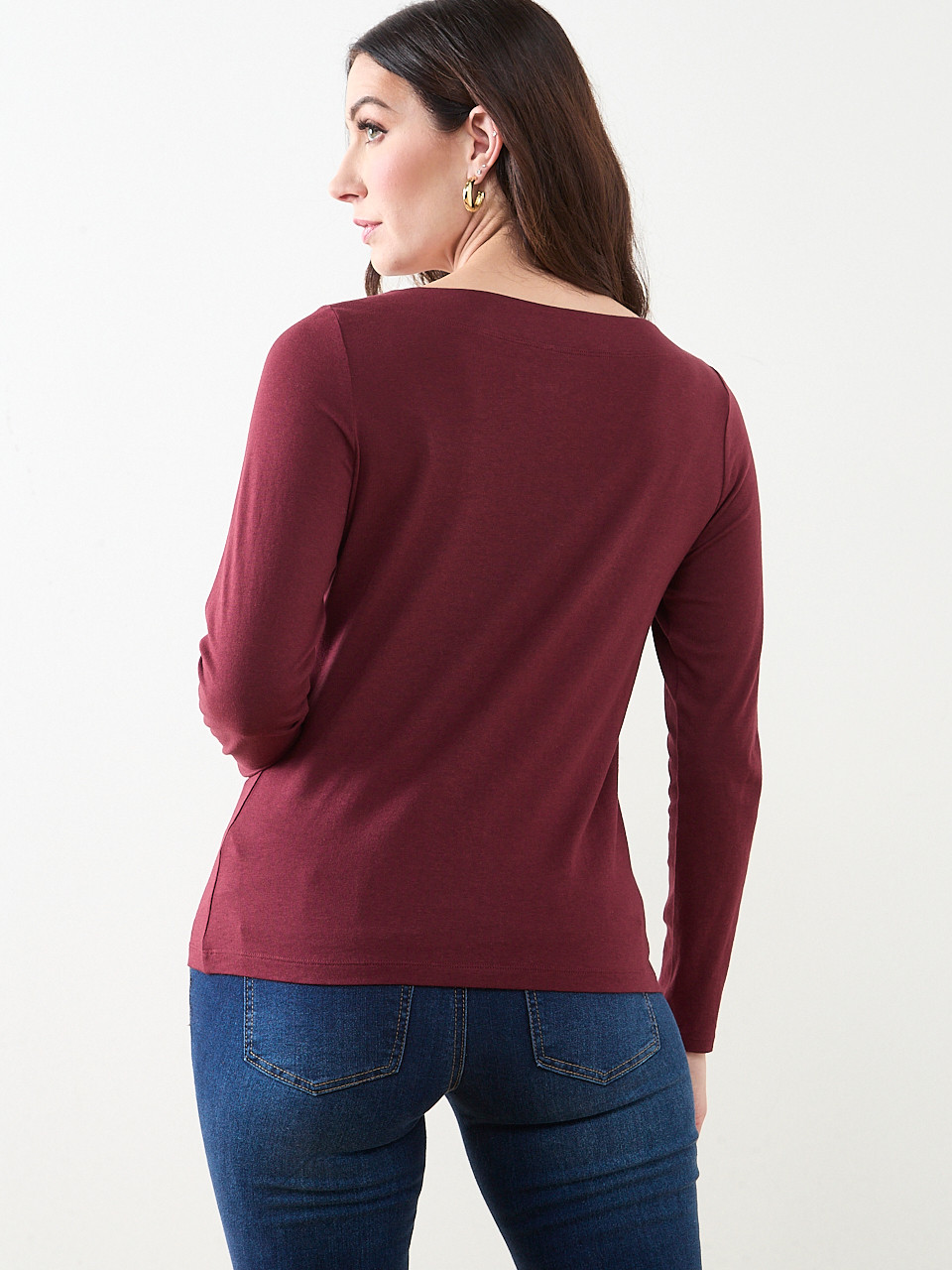 Layering Boat Neck Tee