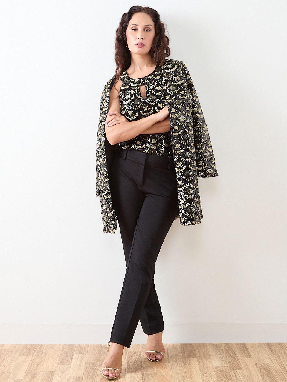 Art-Deco Sequin Topper