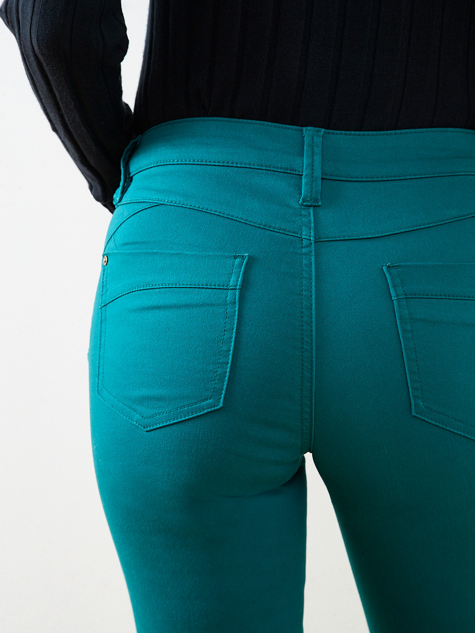 Lilly Peacock Coloured Denim | Cleo