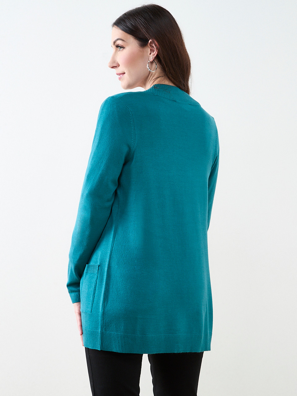 Long Sleeve Knit Pocket Cardigan