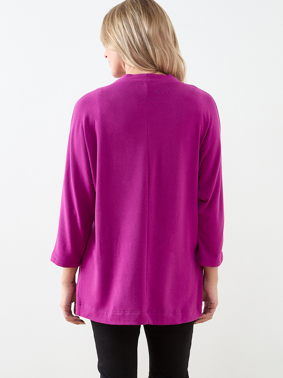 Plumberry Lightweight Knit Cardigan