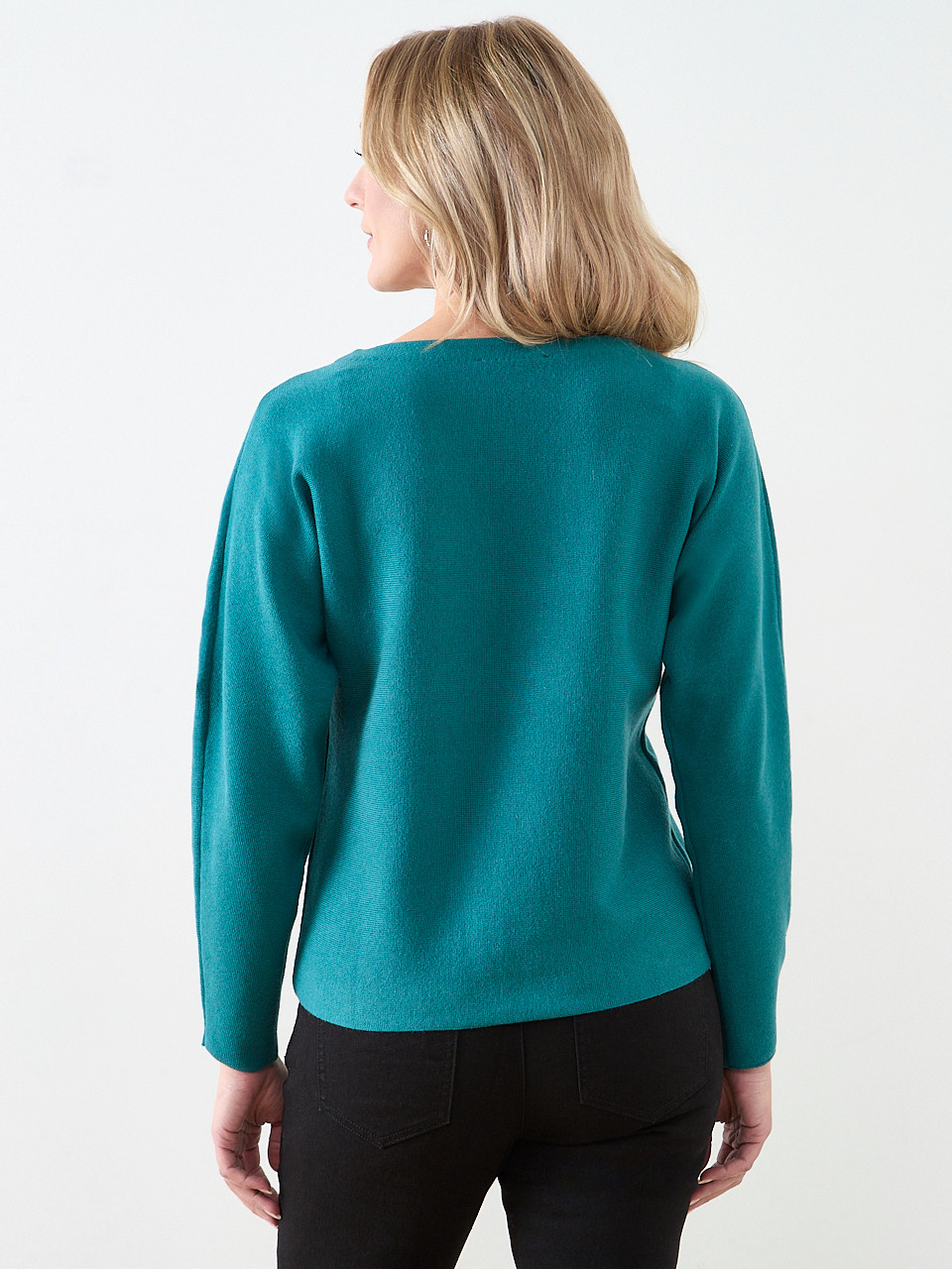 Long Sleeve Scroll Embroidered Sweater