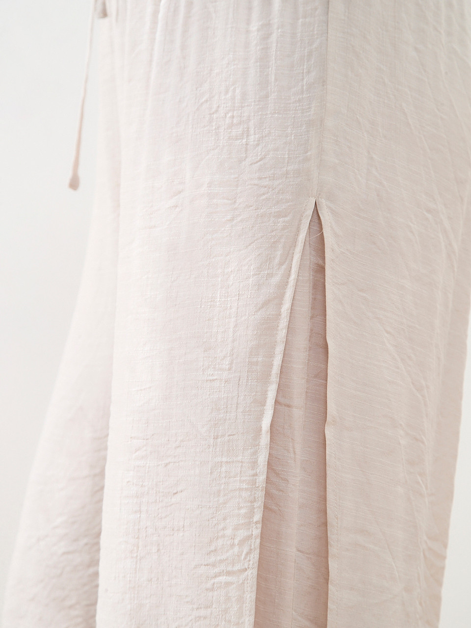 Gauze Double-Layer Crop Pant