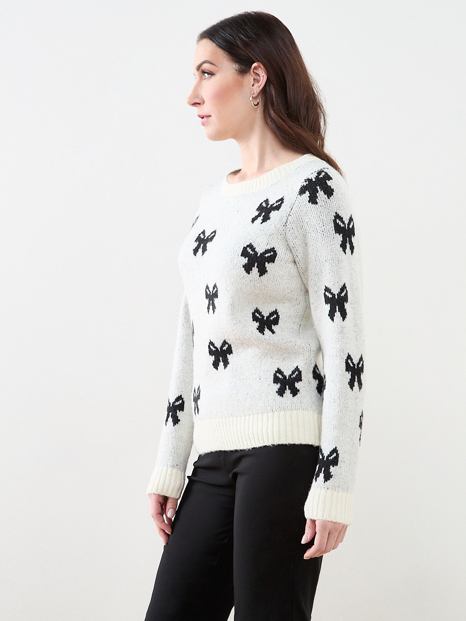 Long Sleeve Boatnecck Sweater