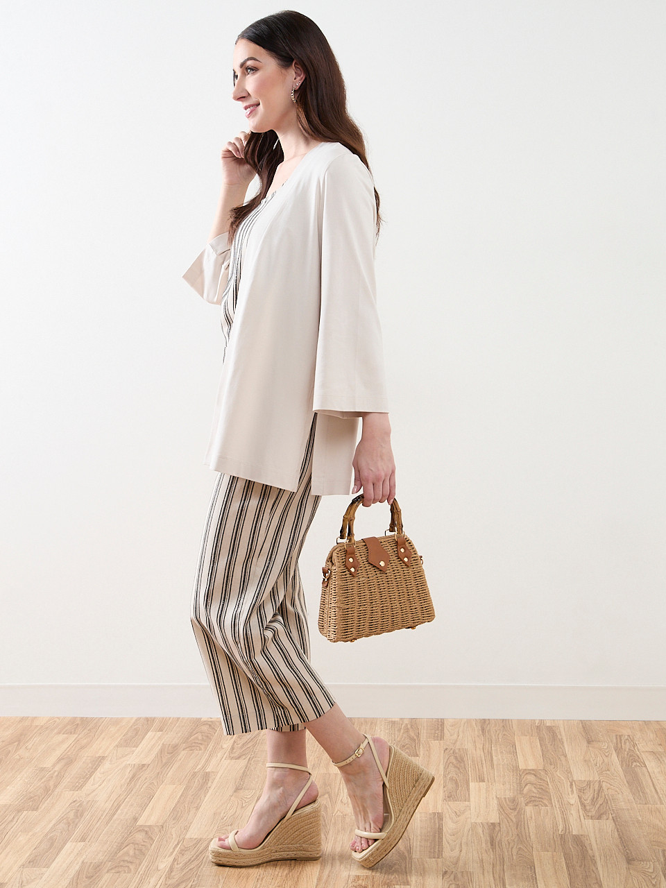 Long Sleeve EdgeTo Edge Textured Cardigan