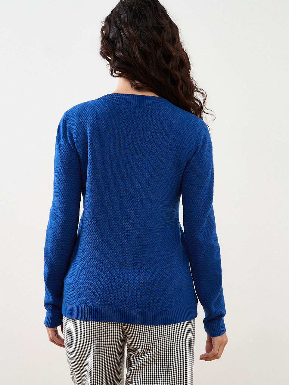 Petite Scoop Neck Bow Sweater