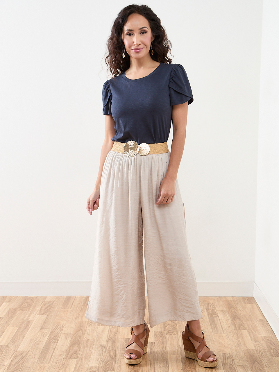 Petite Short Tulip Sleeve Tee