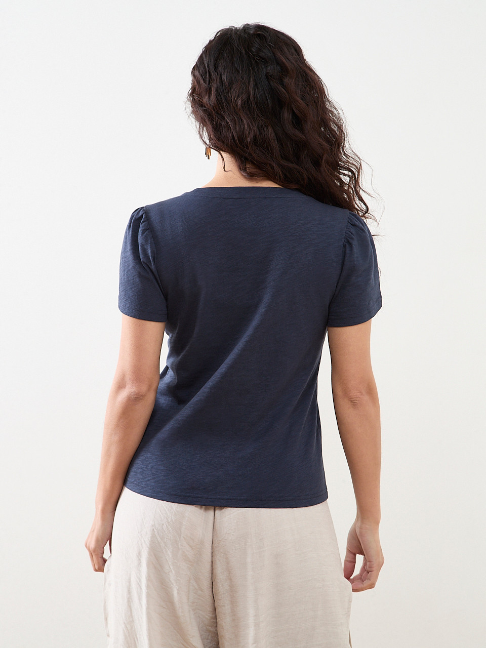 Petite Short Tulip Sleeve Tee