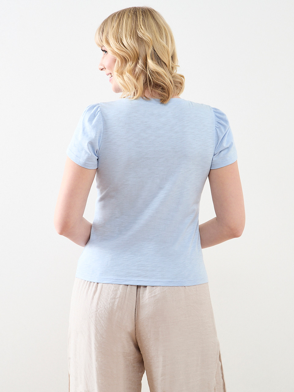 Short Tulip Sleeve Tee