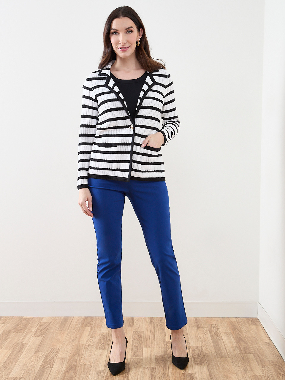 Textured Sweater-Blazer