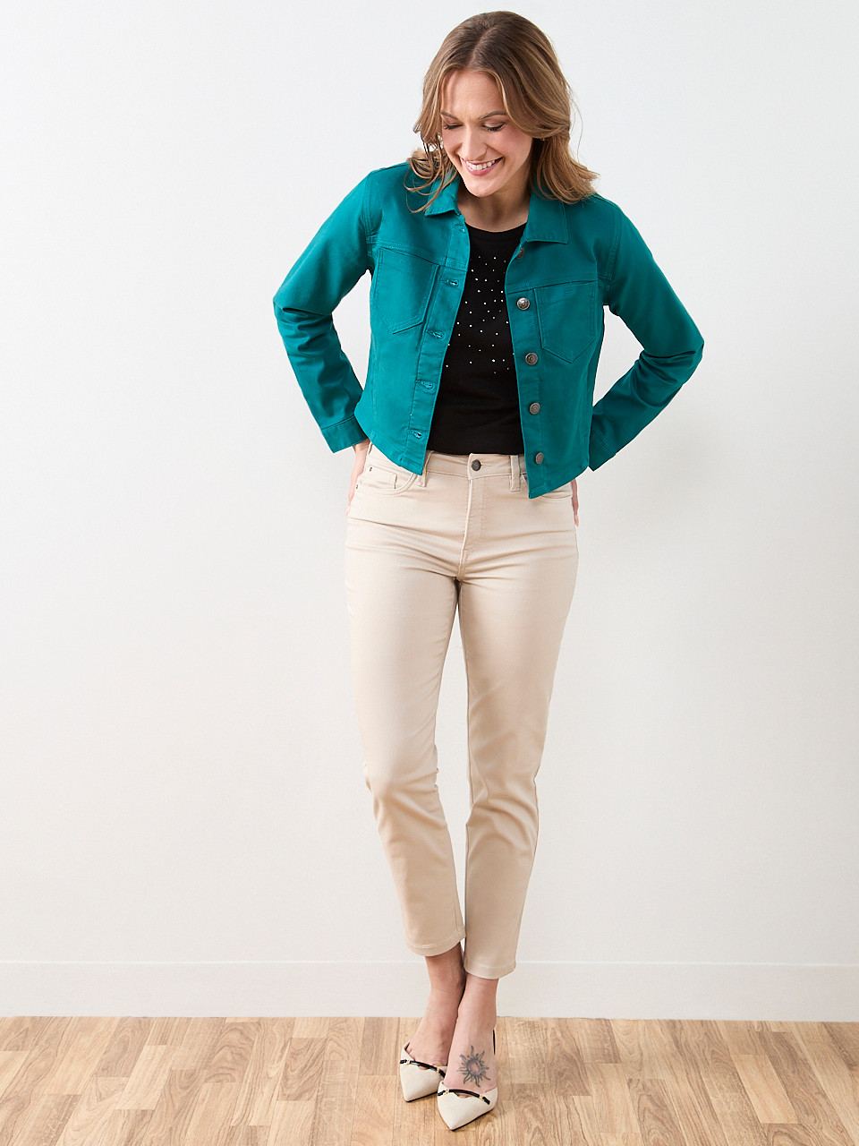 Coloured Denim Jacket