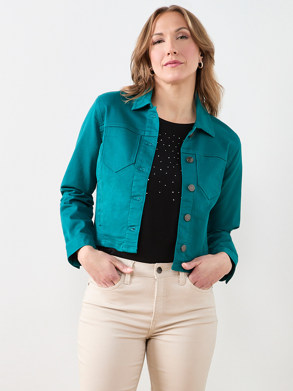Coloured Denim Jacket