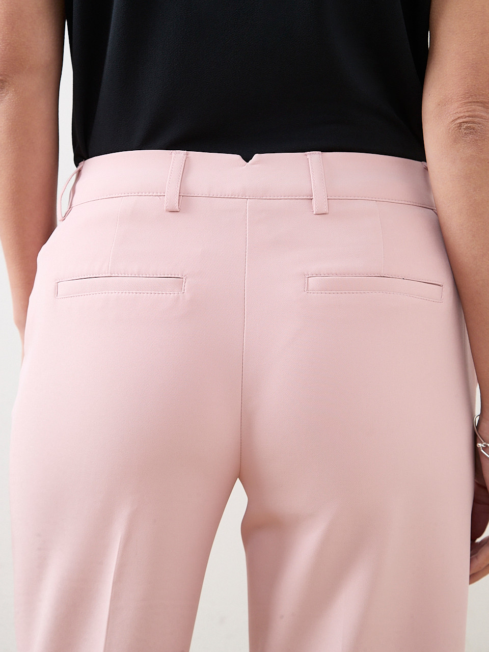 Hannah Dusty Pink Wide Leg Trouser