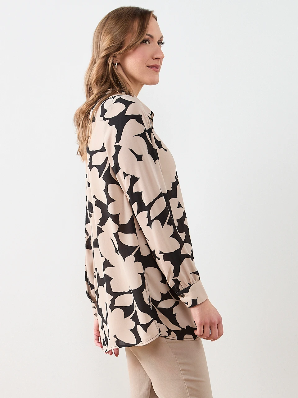 Long Sleeve Tunic Blouse