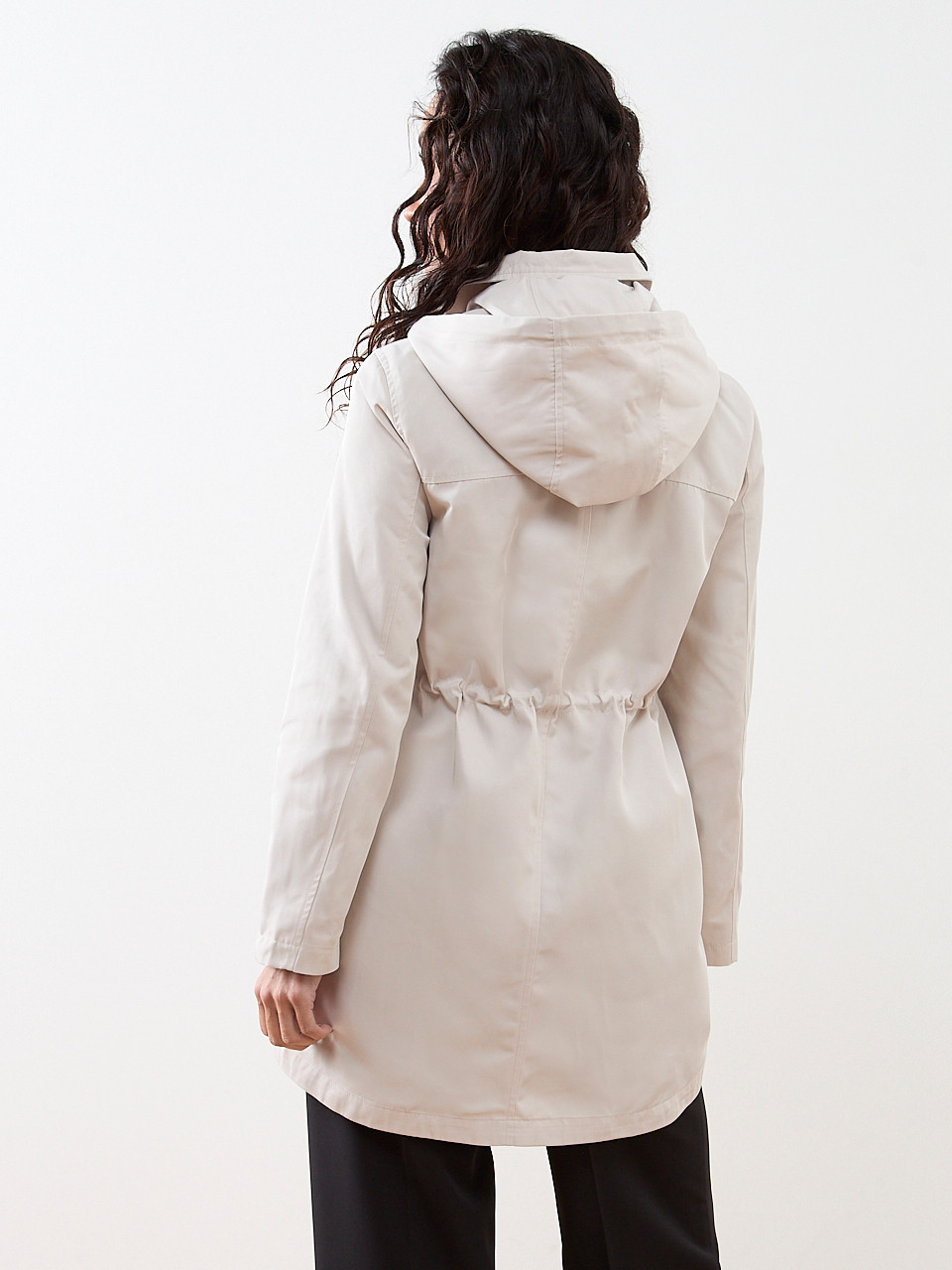 Petite Poly Anorak Coat
