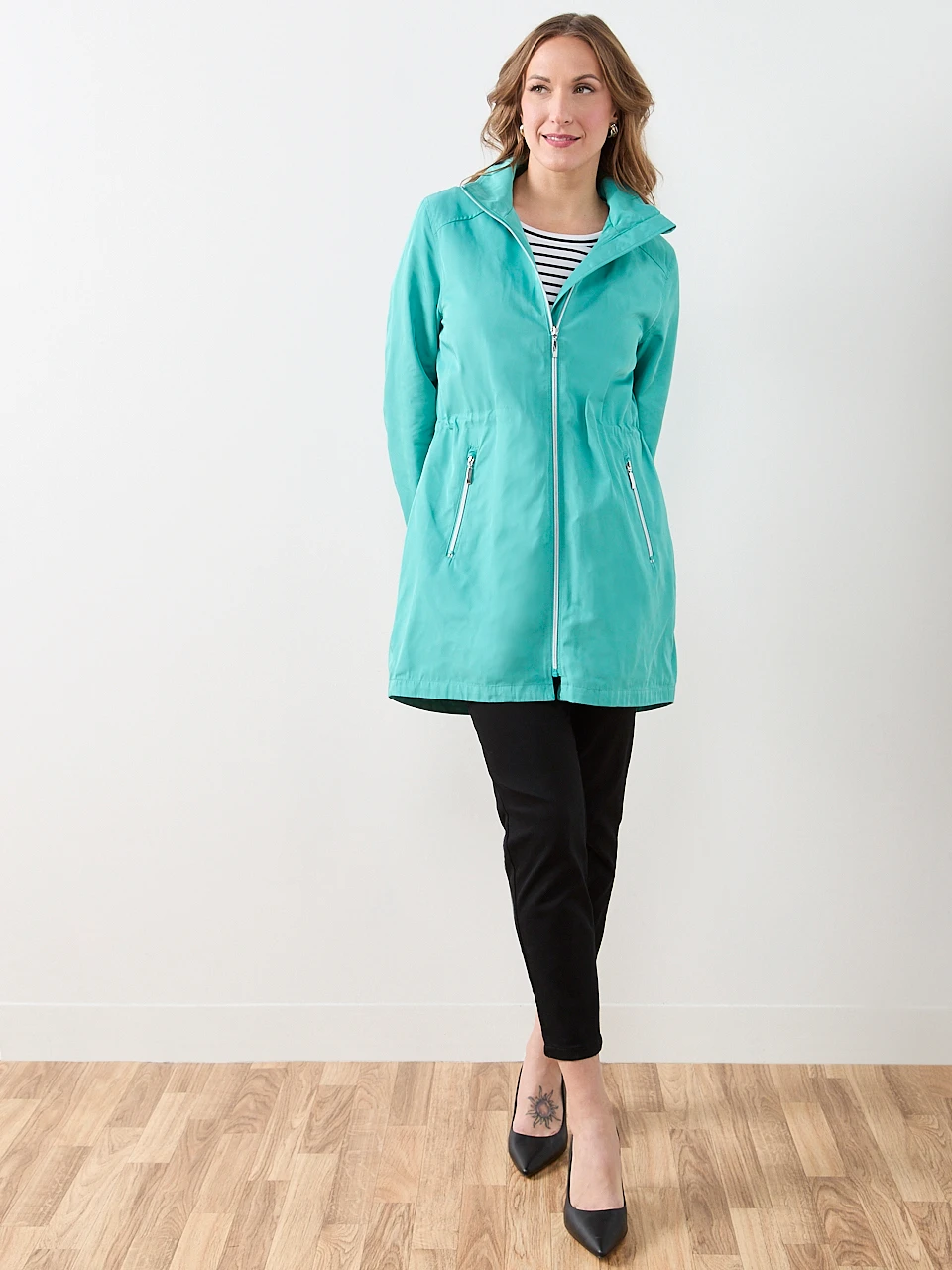 Poly Anorak Coat