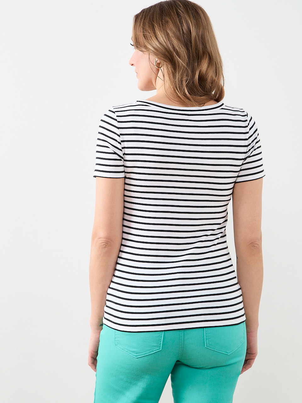 Short Sleeve Scoopneck Tee