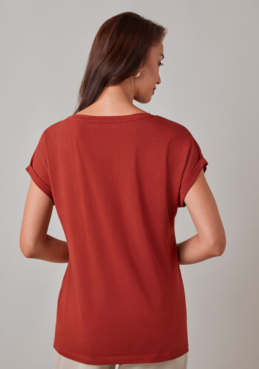 Short Sleeve Embellished Top