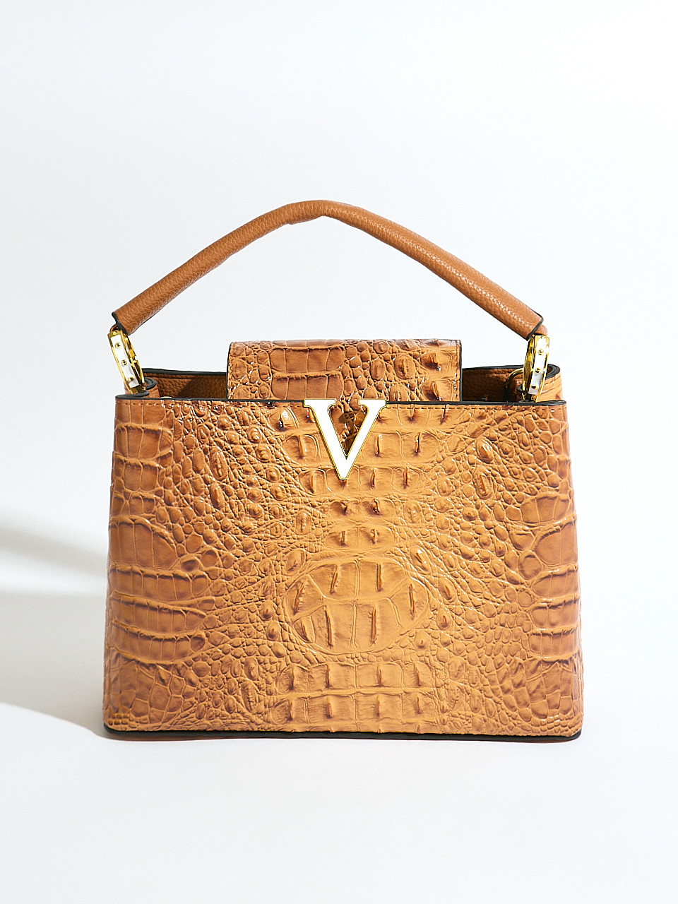 Tobacco V Handbag