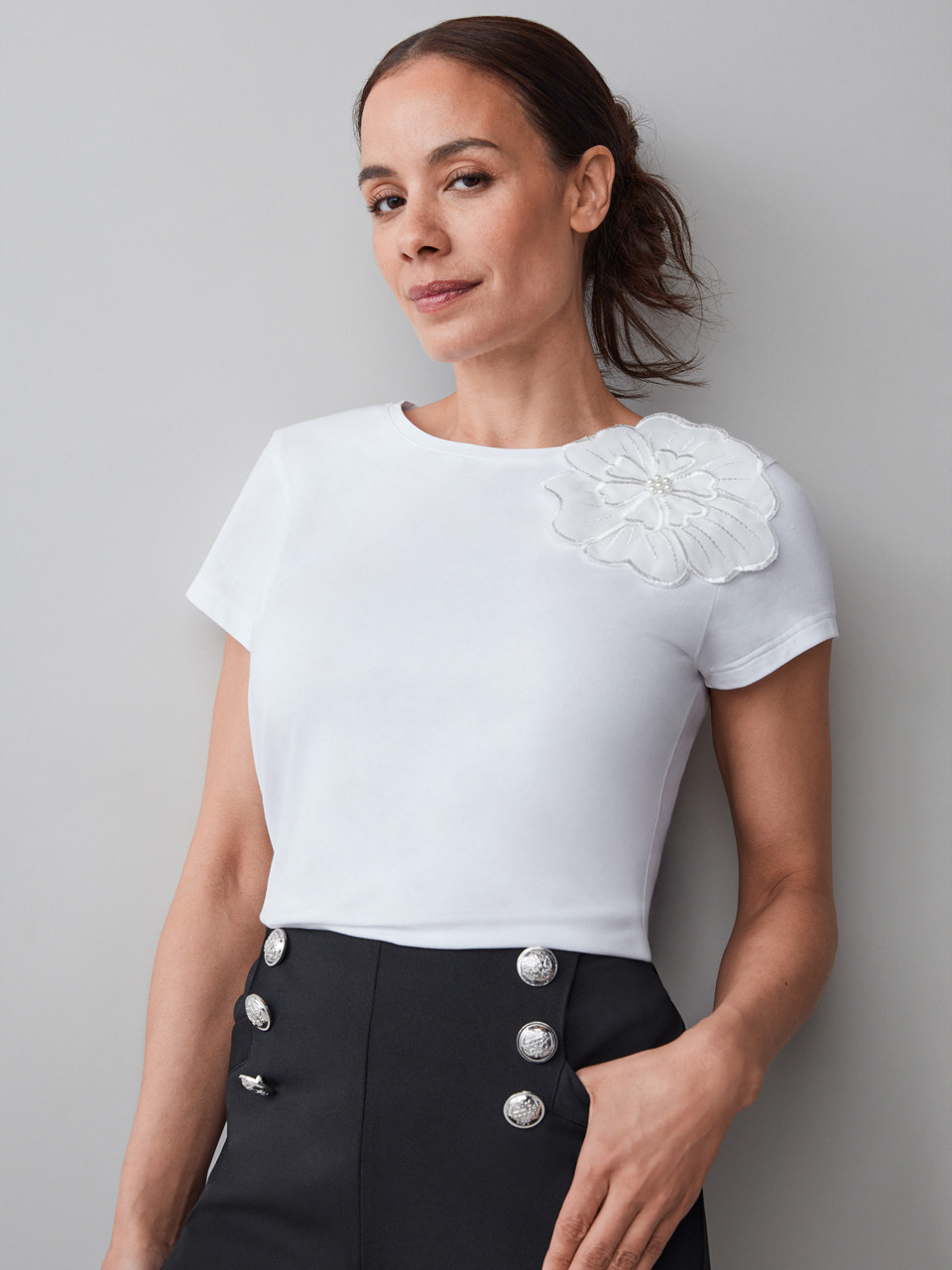 L'Appartement  GENTLEWOMAN SHIRT ホワイト OXFORD BD SHIRT（シャツ／ブラウス）｜L'Appartement（アパルトモン