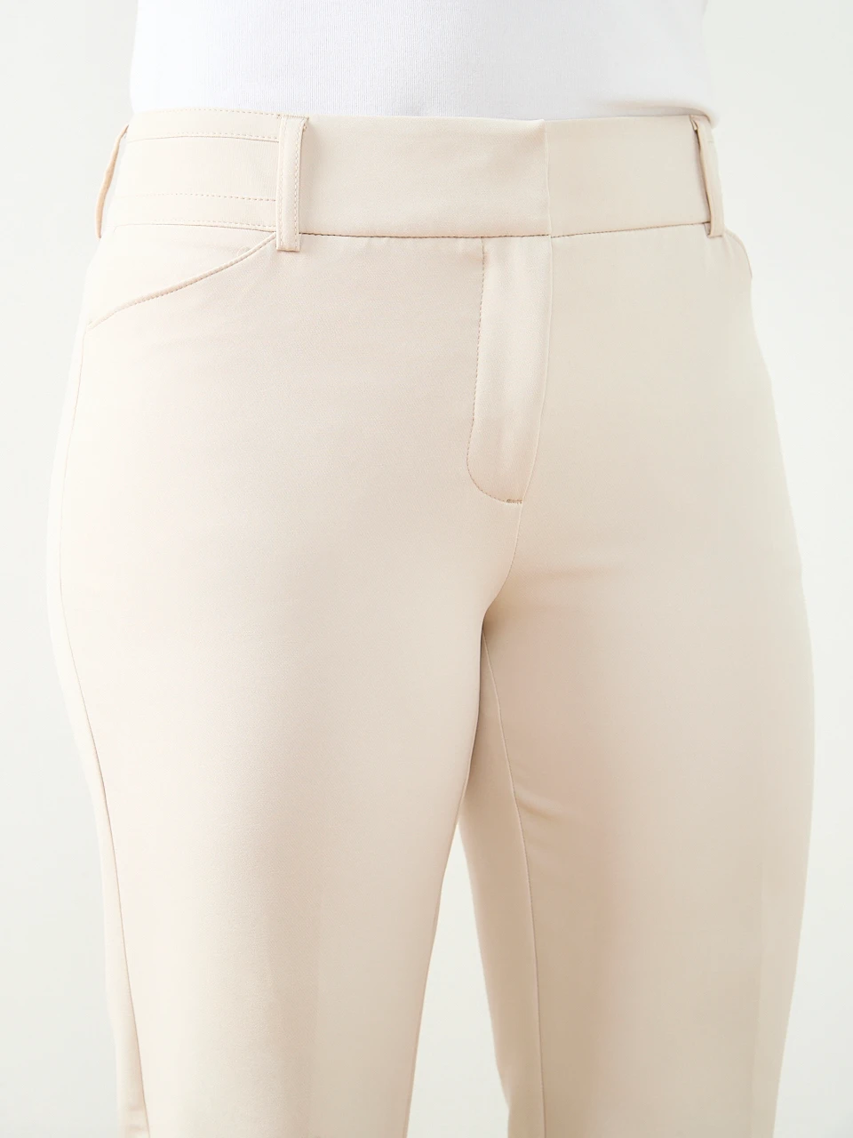 Leah Ankle Pant in Stone