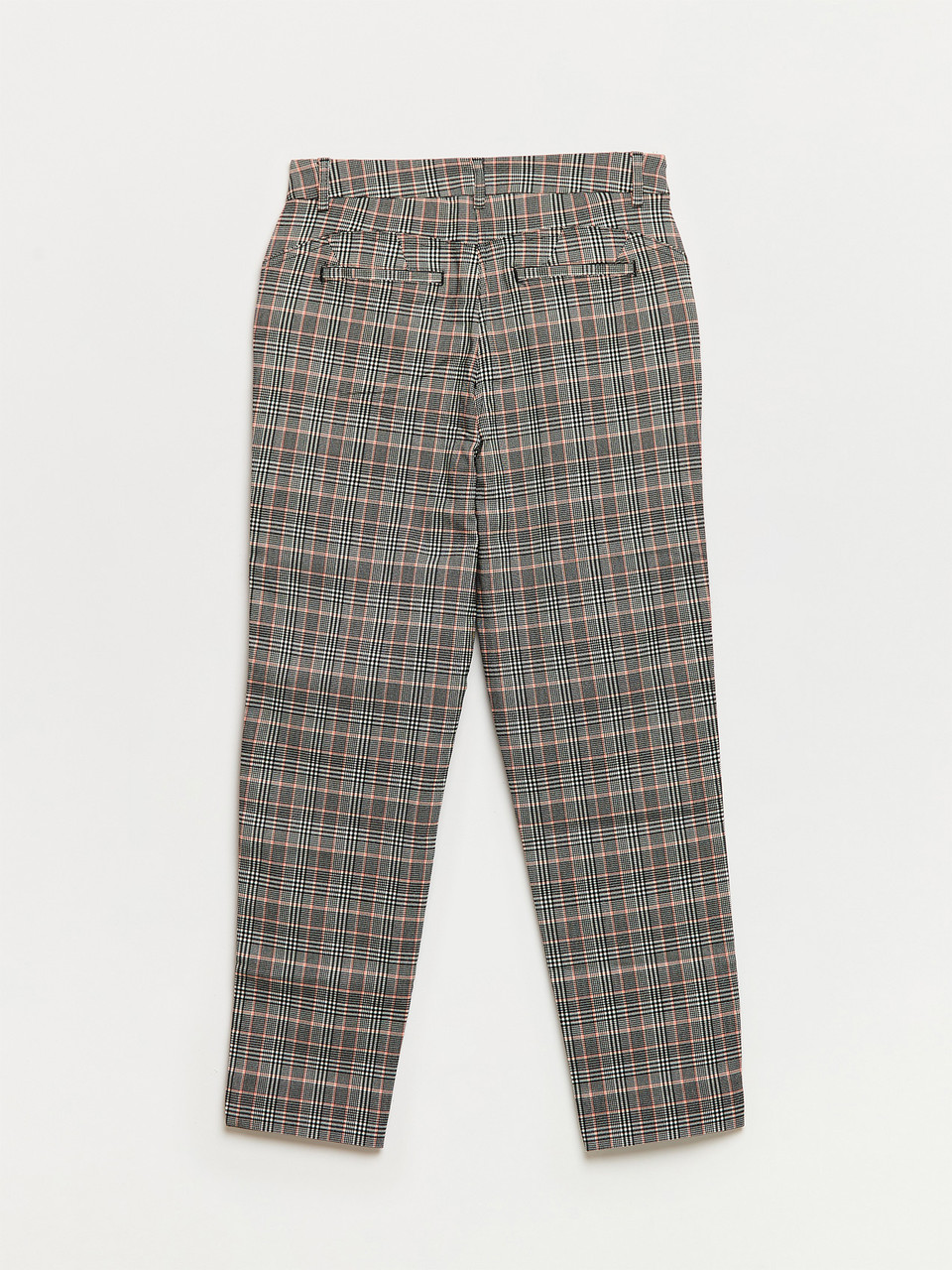 Christy Plaid Slim Ankle Pant in Microtwill