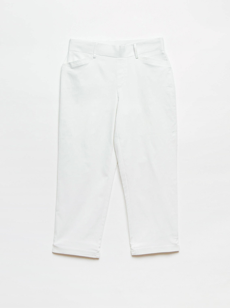 Emily Slim Microtwill Capri Cleo