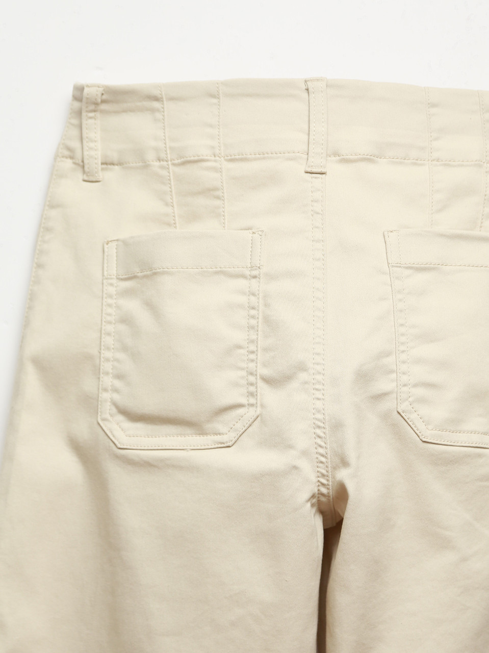 Haylie Wide Crop Jeans in Stone