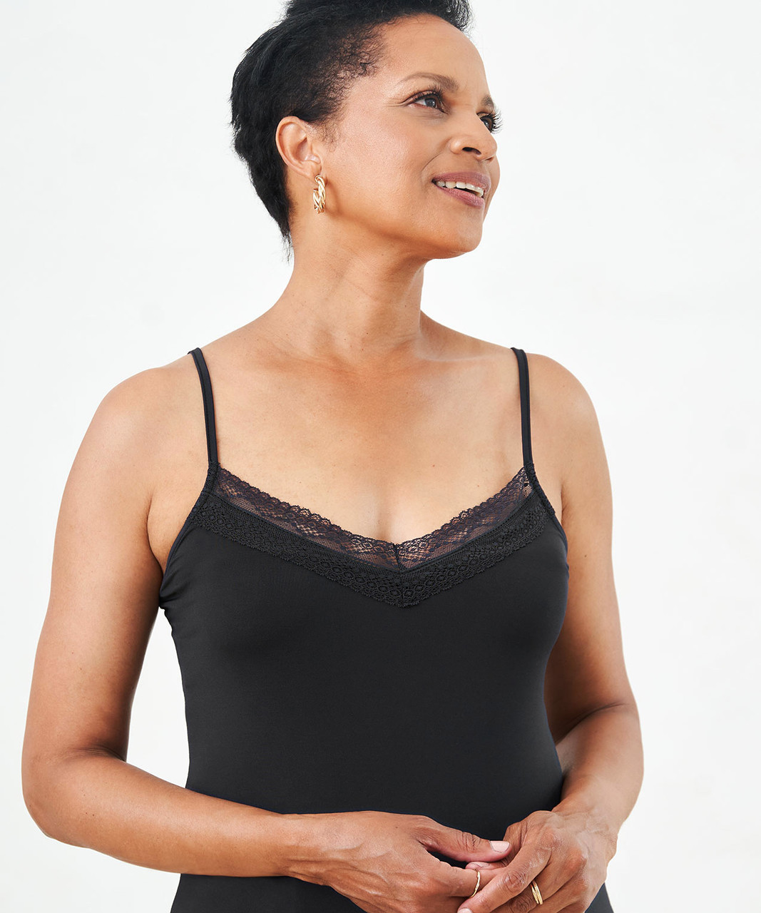 Lace Trim Cami Tank | Cleo