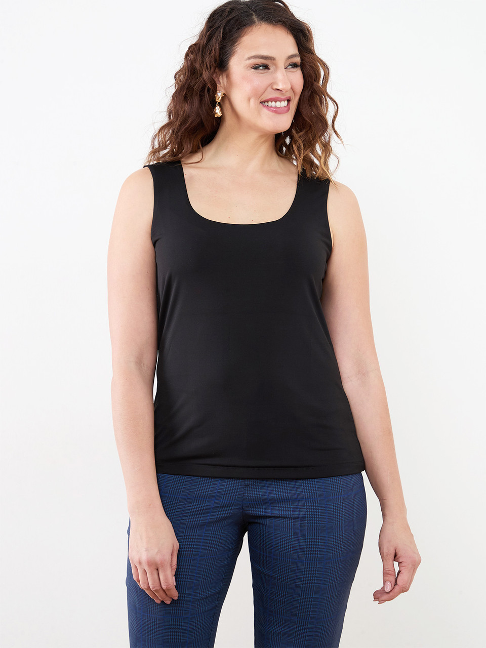 Double Layer Black Top