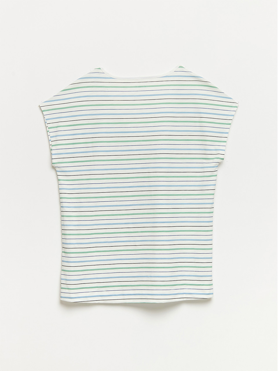 Relaxed Stripe V-neck T-Shirt