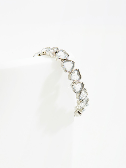 Crystal Heart Stretch Bracelet
