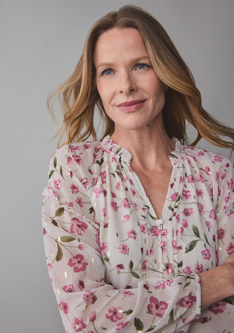 Floral Chiffon Blouse