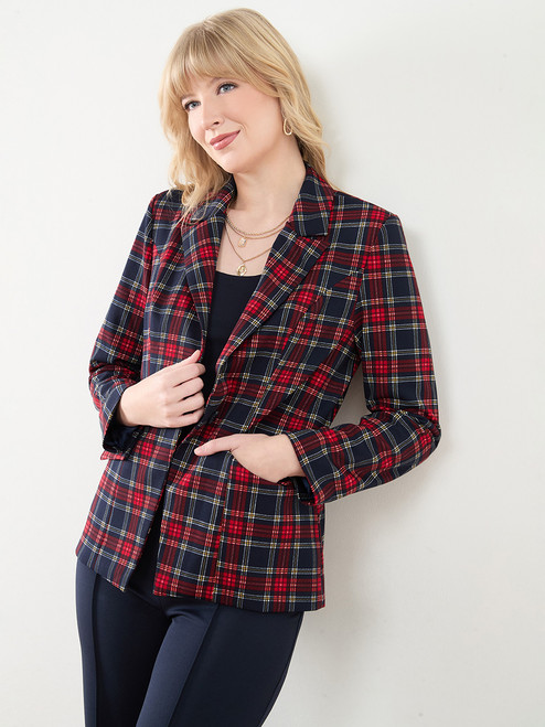 The Executive Plaid Blazer