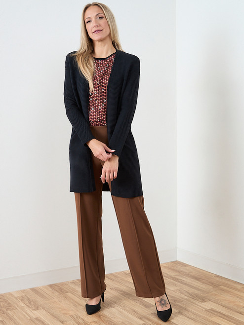 Long Sleeve Ottoman Cardigan Sweater